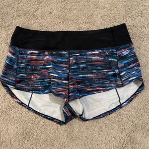 Lululemon Speed Up Low Rise Shorts